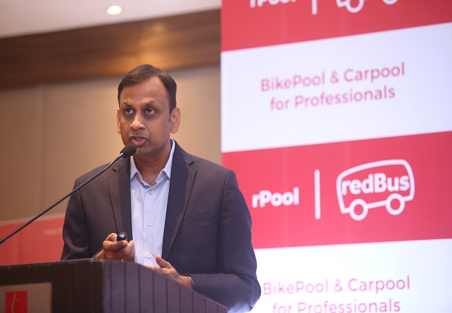 redBus launches ‘rPool’- its Carpooling/Bikepooling platform for intra-city commute, in Delhi