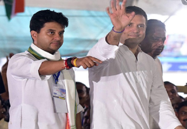 Scindia will never become CM in BJP, Rahul Gandhi to Youth workers