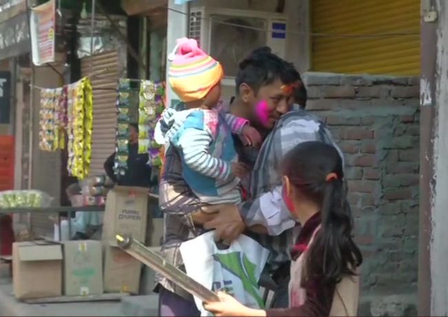Holi celebrations in violence-hit North-East Delhi amid heavy security