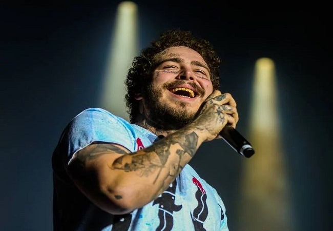 Post Malone denies using drugs after sparking concern over onstage behaviour