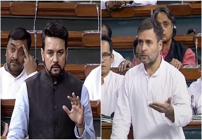 Rahul accuses govt in LS of not disclosing names of top 50 bank defaulters, Anurag Thakur gives him befitting reply