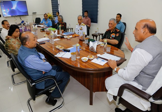Rajnath Singh reviews Defence Ministry’s action plan to deal with COVID-19