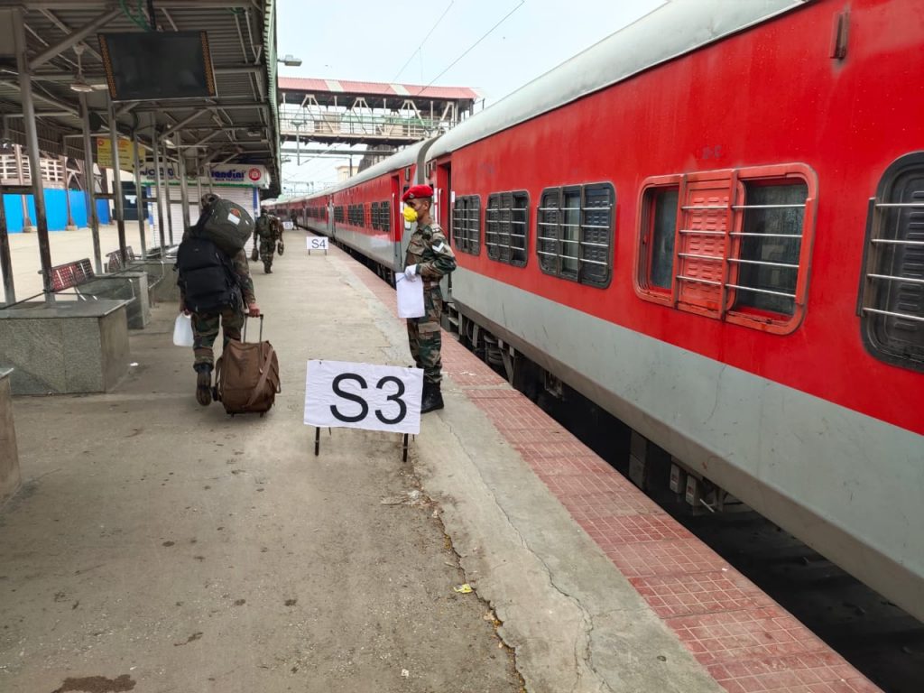 India Fights Corona: Trains, platforms being sanitised