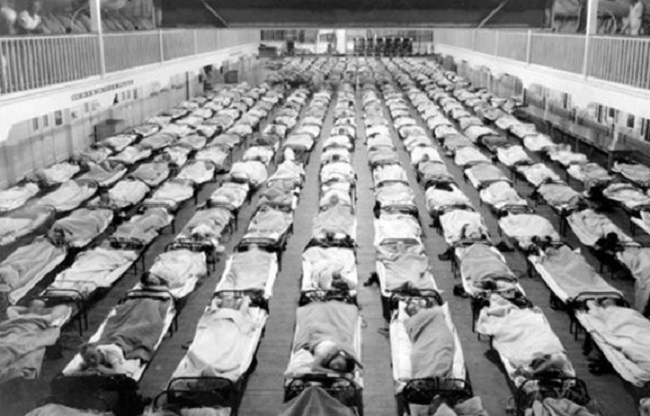1918 Spanish flu -