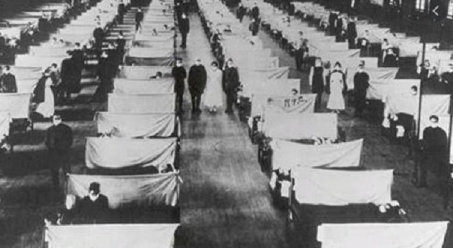1918 Spanish flu -