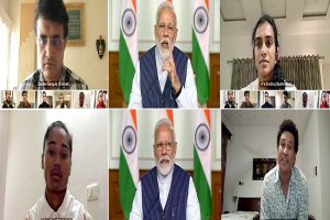 COVID-19: PM holds meeting with 40 elite sportspersons including Virat, Sachin, Sourav