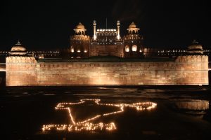 People light candles on the occasion of World Heritage Day | See Pics