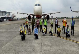 459 packets (5356.7 kg) of PPE/sanitizers delivered to OSMC by Air India AI-1473