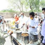 G Kishan Reddy visited ISKCON Central Kitchen in Dwarka