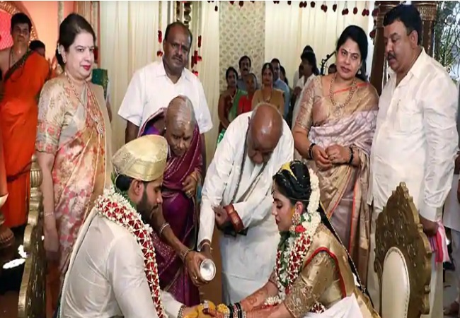 Kumaraswamy son marriage -