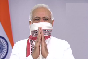 After home-made mask, PM Modi opts for ‘Gamcha’ during address to countrymen