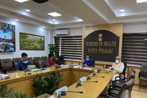 Harsh Vardhan and MoS Health Ashwini Kumar Choubey hold meeting with state health ministers over COVID-19