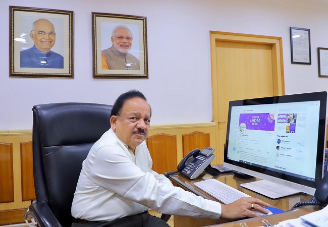 Dr Harsh Vardhan launches ‘COVID India Seva’, an interactive platform for citizen engagement on COVID-19