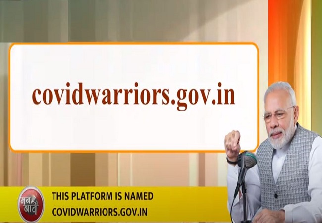 Government has come up with digital platform to help link Covid warriors, says PM Modi
