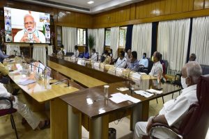PM Narendra Modi interacts with Chief Ministers on COVID-19 situation