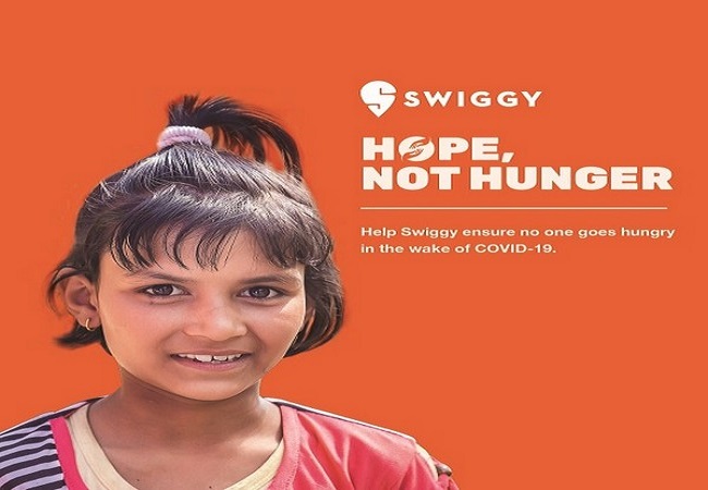 Swiggy launches the ‘Hope, Not Hunger’ initiative to feed the needy