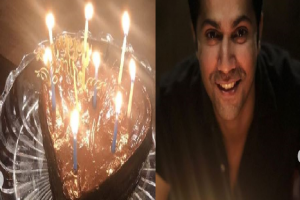 Varun Dhawan celebrates his 33rd birthday with homemade chocolate cake