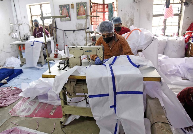 PPE kits production rises to 1.8 lakh per day, will go up to 2 lakh soon: Centre