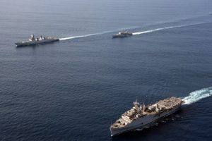 Western Fleet Ships mission deployed in the Indian Ocean Region joined INS Jalashwa,