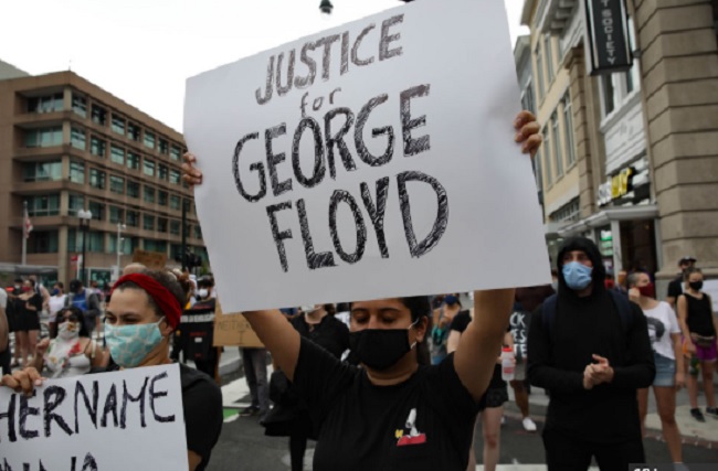 George Floyd death: Violent clashes outside White House, protests erupt in many US cities