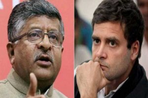 Union Minister’s ‘loser’ attack on Rahul after latter claims that BJP & RSS control WhatsApp & FB in India