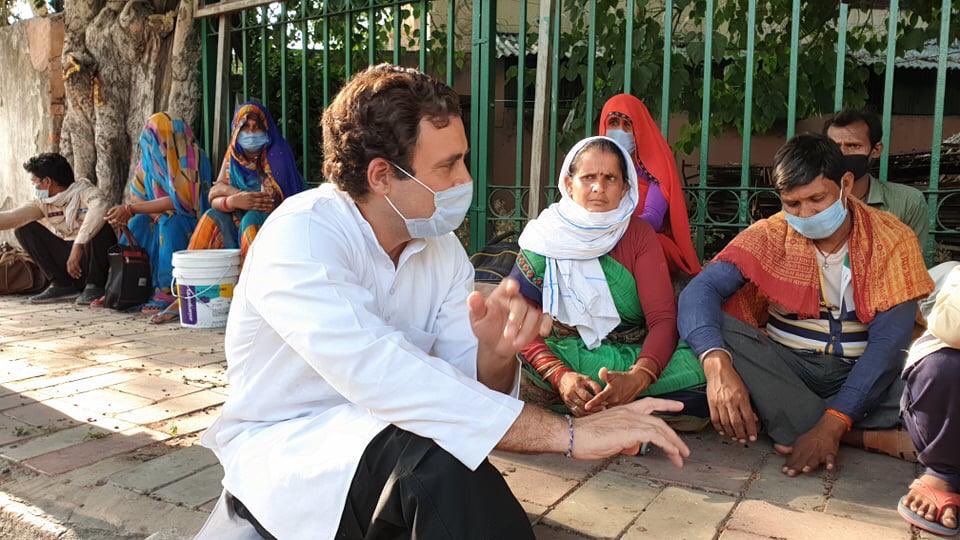 Rahul Gandhi’s conversation with Migrant Workers in Delhi