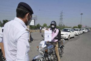 Noida-Delhi border remains sealed during lockdown 4.0