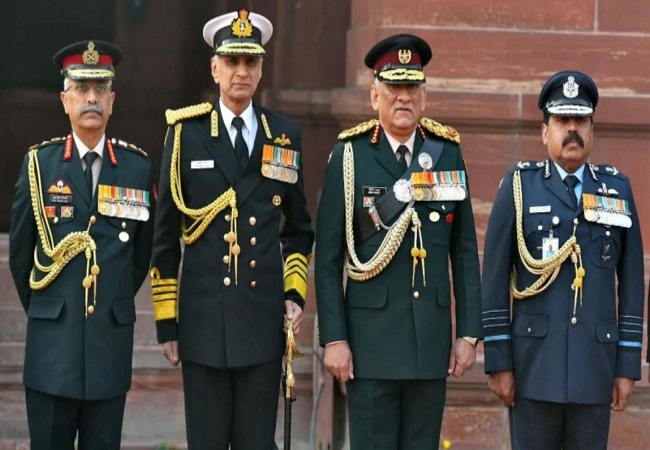 CDS Gen Bipin Rawat, three service chiefs to hold press conference at 6 pm