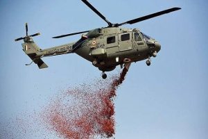 Saluting COVID-19 warriors: IAF choppers showers flowers on National Police Memorial in Delhi, other places