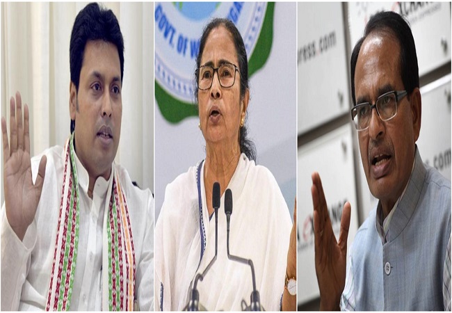After Mamata’s outburst against Centre, MP & Tripura CM tear into Bengal CM