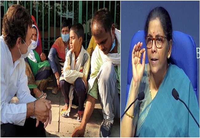 'Is it not dramebaazi?': Nirmala Sitharaman's takedown of Rahul's meeting with migrants