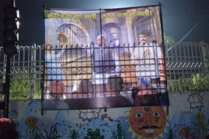 Posters taking jibe at RJD’s Lalu Prasad Yadav, Shahabuddin come up in Patna