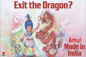 Twitter blocks Amul after ‘Exit the Dragon’ ad, restores later