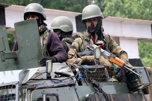 Three terrorists killed by security forces in encounter at J-K’s Baramulla