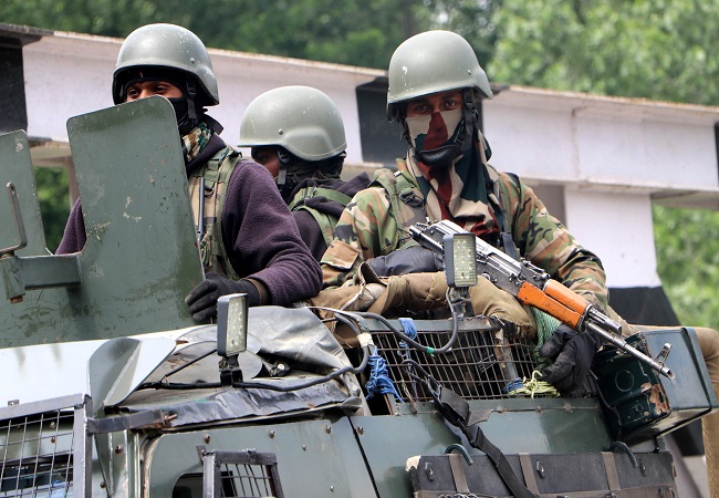 Three terrorists killed by security forces in encounter at J-K’s Baramulla