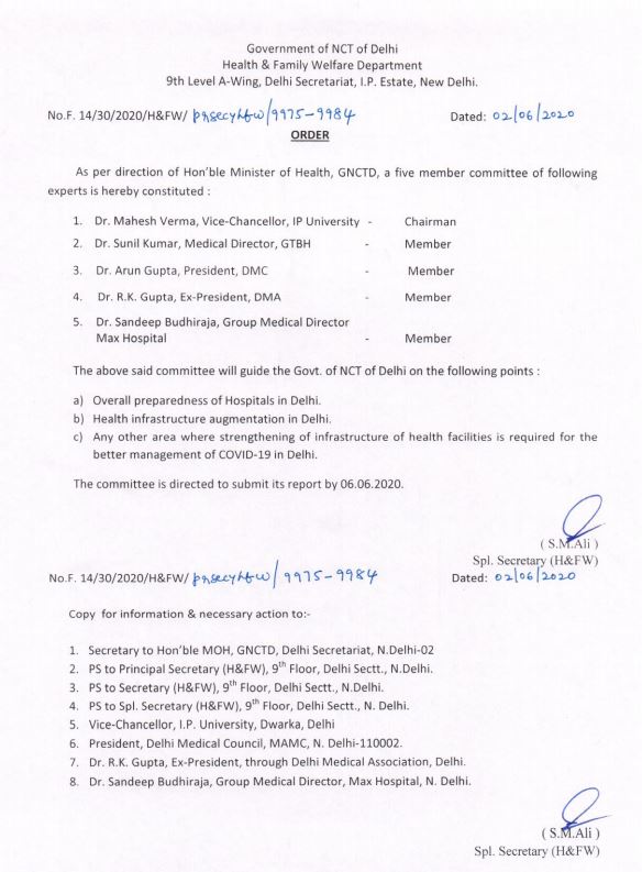 Delhi government, Coronavirus, COVID-19