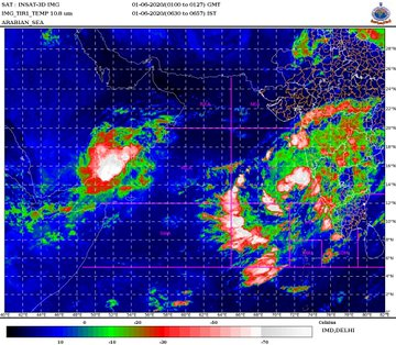 Cyclone Nisarga approaching North Maharashtra coast with speed of 11 kmph