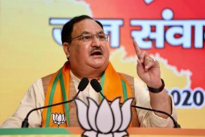 Dr Singh belongs to party, which surrendered 43,000 km of Indian territory to Chinese:JP Nadda hits back