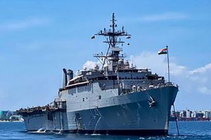 INS Jalashwa brings back nearly 700 stranded Indians from Male