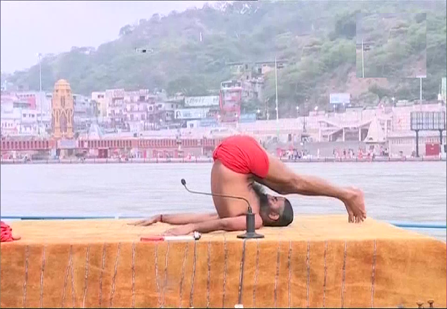 International Yoga Day: Ramdev conducts ‘Yoga Protocol Rehearsal’ in Haridwar