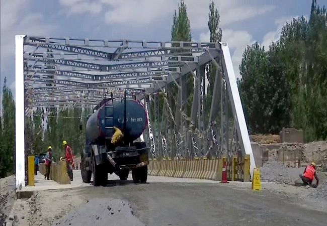 Three new bridges by BRO help Indian Army move tanks to Eastern Ladakh border
