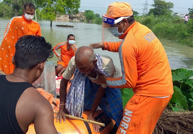 Floods wreak’s havoc in Assam and Bihar: Relief & rescue operations continue