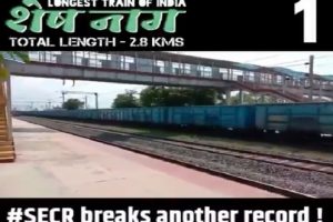 Super Anaconda and SheshNaag: Record setting trains of Indian Railways (VIDEO)