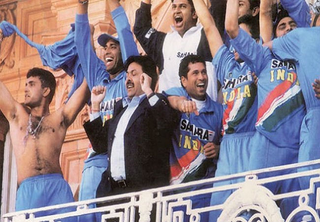 On this day in 2002: Ganguly celebrated taking his shirt off at Lord’s after historic triumph in Natwest final