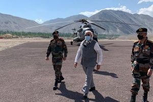 PM Modi makes surprise visit to Ladakh | See Pics