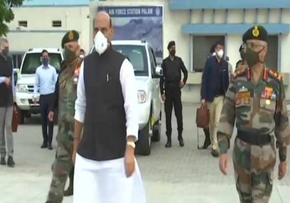 Rajnath leaves on two-day visit to Ladakh, J-K