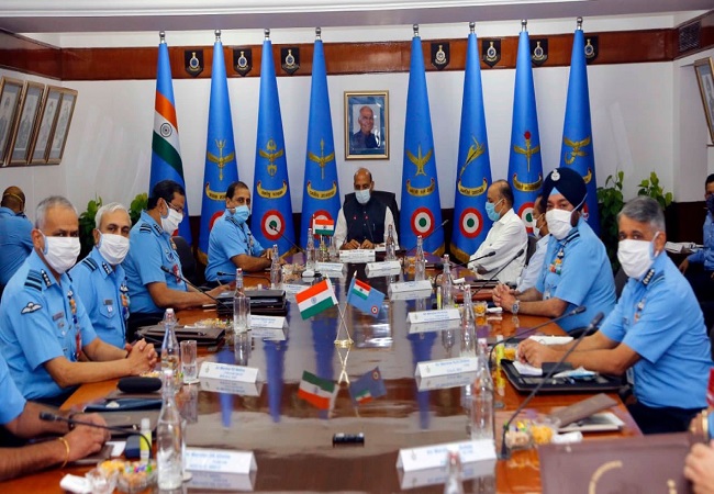 Defence Minister addresses inaugural session of Air Force Commander's Conference