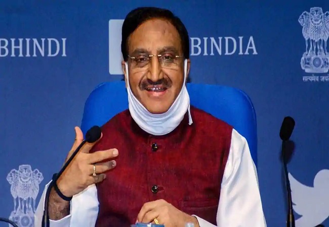 Ramesh Pokhriyal thanks Home Ministry for permit to reopen schools from Oct 15