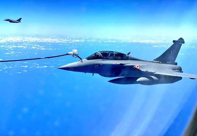 Rafale fighter jets refuelled mid-air on way to India, to reach Ambala around 2 PM