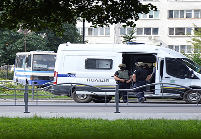 Ukraine, Hostage Situation, Police, Kiev